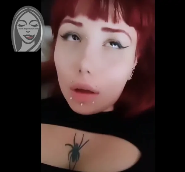 Ünili Dövmeli Gotik Banu 1 Kızıl Türk ifşa porno